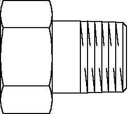 Резьбовое соединение Oventrop R1/2" (внутренняя резьба с накидной гайкой 3/4"), артикул 1019304