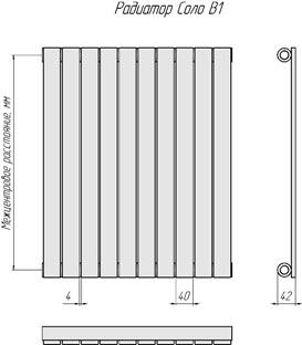 Радиатор Соло В1