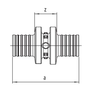 Соединительная муфта REHAU Rautitan PX равнопроходная